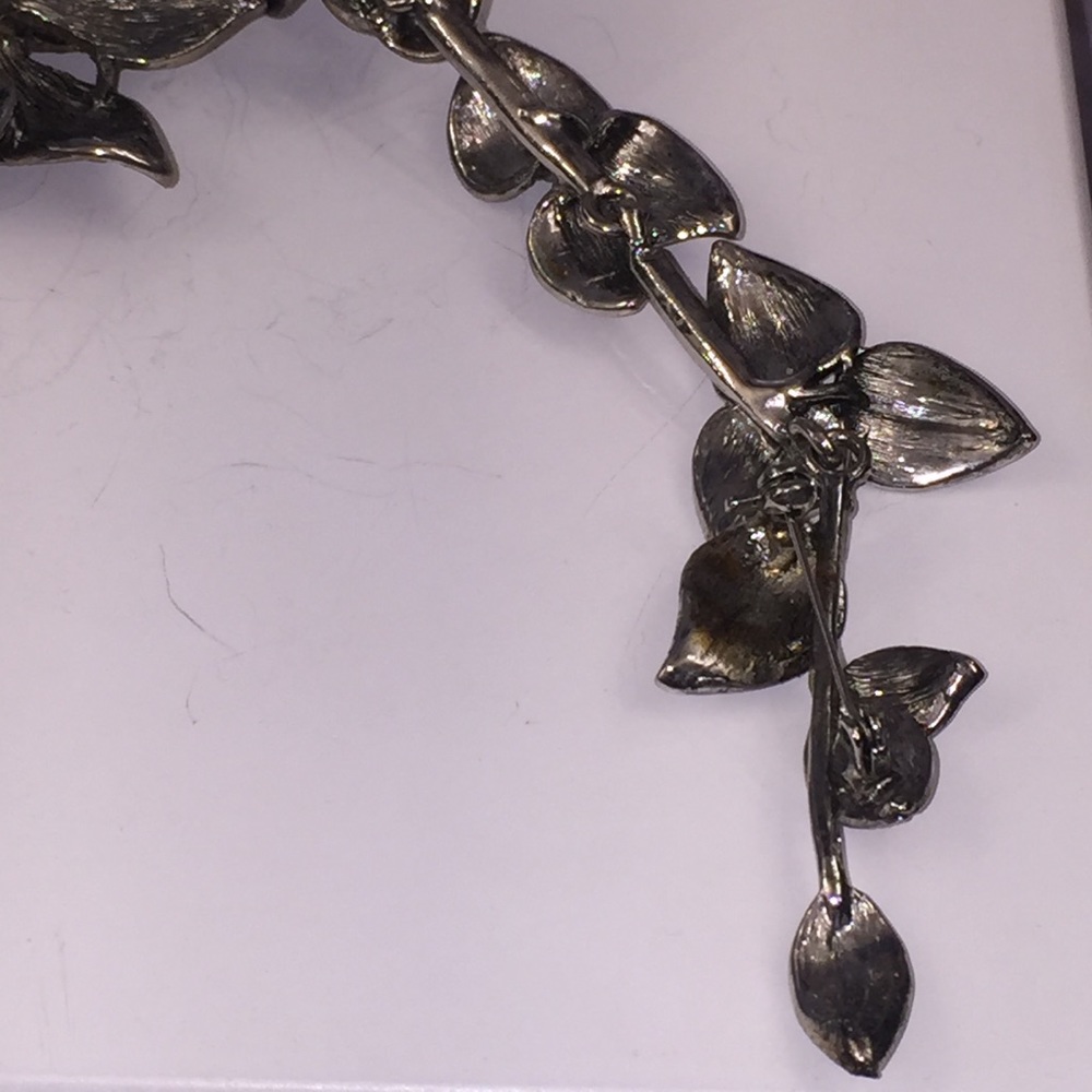 Large Statement Crystal Rhinestone Brooch - image 6